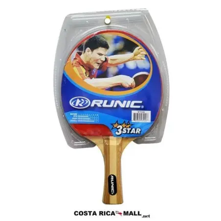 Raqueta de Ping Pong RTT336 RUNIC. Raqueta de Ping Pong RUNIC RTT336 de 3 estrellas, con Control 8, Velocidad 6 y Spin 5. Perfecta para jugadores que buscan mejorar su técnica, precisión y consistencia en Costa Rica.