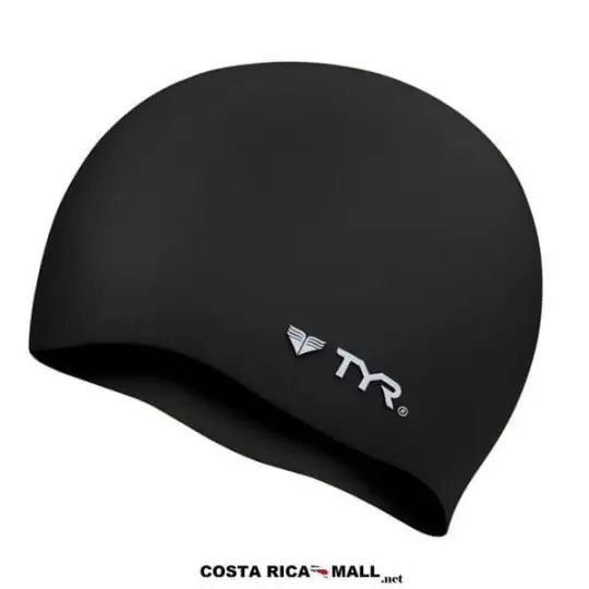 GORRA DE NATACION SILICONE SENIOR TYLCS001 NEGRO TYR COSTA RICA