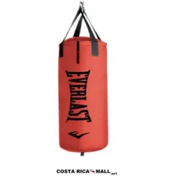 SACO DE BOXEO 40LBS P0000HB28 RD ROJO CON LOGO NEGRO EVERLAST