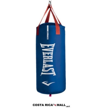 SACO DE BOXEO 40LBS P0000HB28 BL AZUL CON LOGO BLANCO EVERLAST