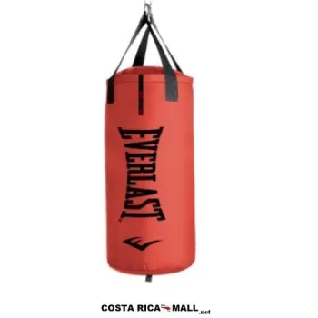 SACO DE BOXEO 60LBS P0000HB34 RD ROJO CON LOGO NEGRO EVERLAST