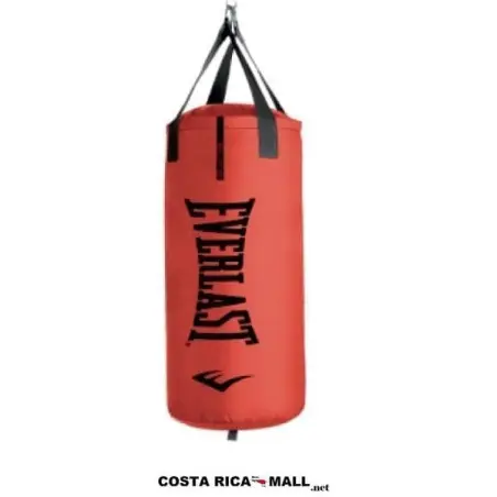 SACO DE BOXEO 60LBS P0000HB34 RD ROJO CON LOGO NEGRO EVERLAST