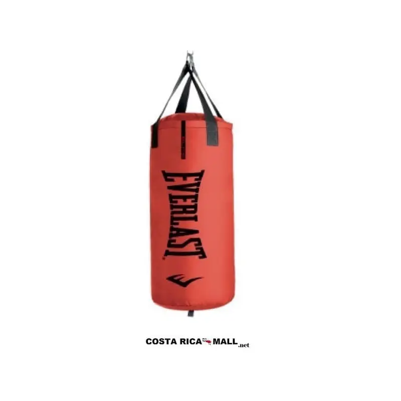 SACO DE BOXEO 60LBS P0000HB34 RD ROJO CON LOGO NEGRO EVERLAST