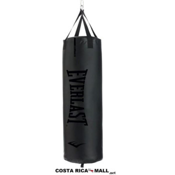SACO DE BOXEO 60LBS P0000HB34 BK NEGRO CON LOGO NEGRO EVERLAST