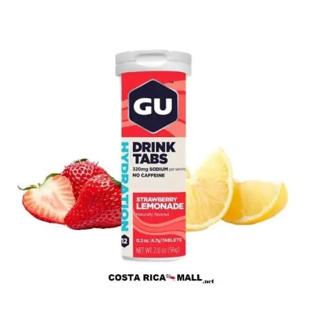 TABLETA HIDRATANTE FRESA LIMONADA GU