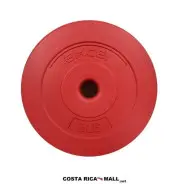 PLATO PARA PESAS NORMAL CEMENTO YUNT114-5 ROJO EXCEL COSTA RICA
