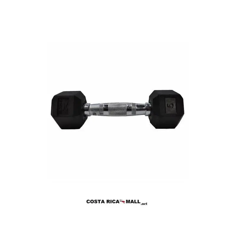 MANCUERNA HEXAGONAL RUBBER YUNT162-5 5 LIBRAS EXCEL COSTA RICA