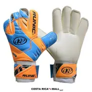 GUANTES PARA PORTERO VULCANO II RGK5D01 AZUL NARANJA RUNIC COSTA RICA