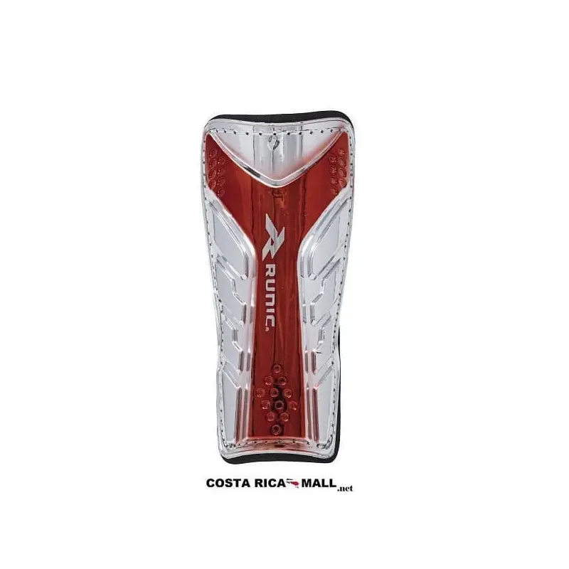 ESPINILLERAS PARA FUTBOL CROMADA EN Y SG11Y300-RD ROJO RUNIC