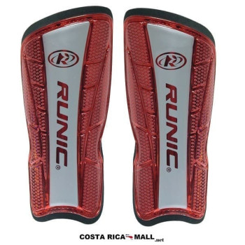 ESPINILLERAS PARA FUTBOL FULL CROMO SG11Y400-RD ROJO RUNIC