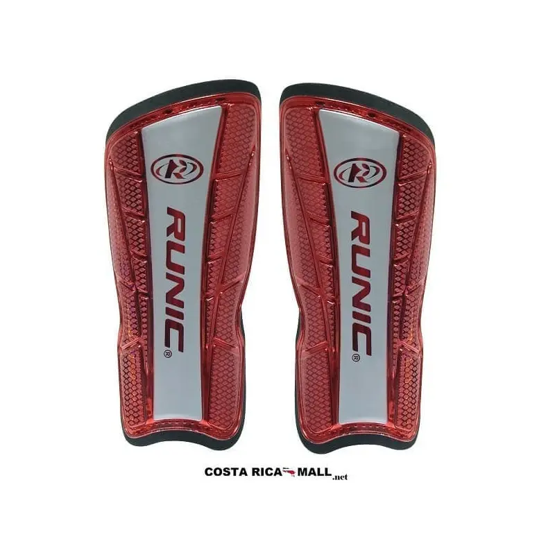 ESPINILLERAS PARA FUTBOL FULL CROMO SG11Y400-RD ROJO RUNIC