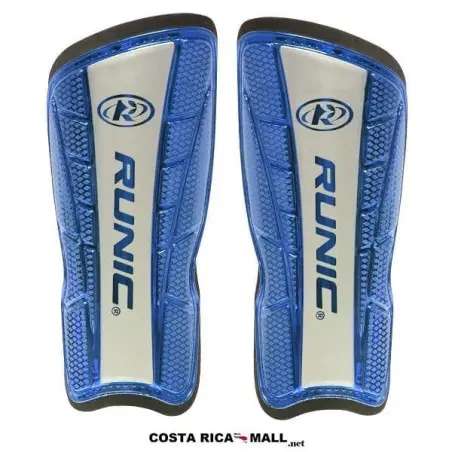ESPINILLERAS PARA FUTBOL FULL CROMO SG11Y400-BL AZUL RUNIC