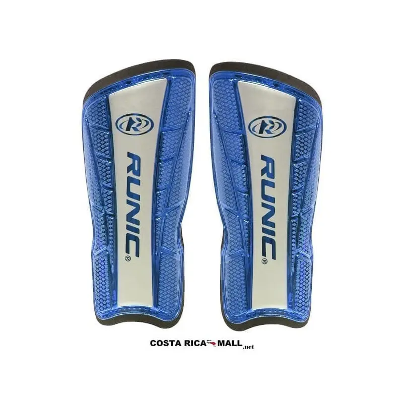 ESPINILLERAS PARA FUTBOL FULL CROMO SG11Y400-BL AZUL RUNIC