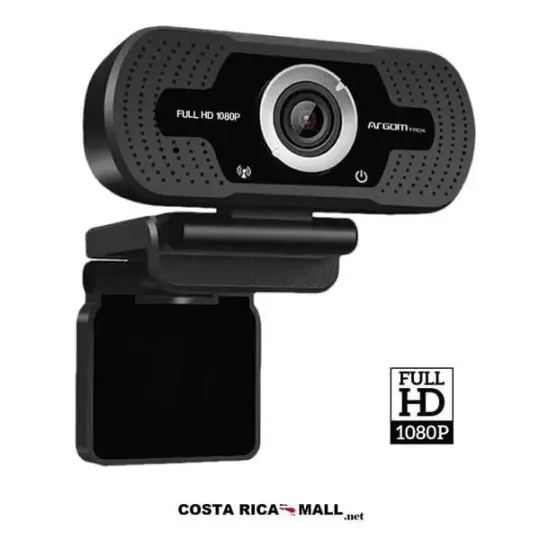 WEB CAM HD 1080P CON MICRÓFONO ARG-WC-9140BK ARGOM