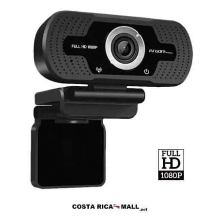 WEB CAM HD 1080P CON MICRÓFONO ARG-WC-9140BK ARGOM