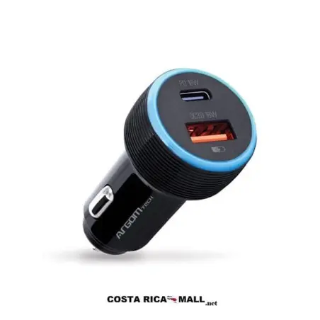 CARGADOR PARA AUTO FORCE C1 ARG-AC-0118BK ARGOM