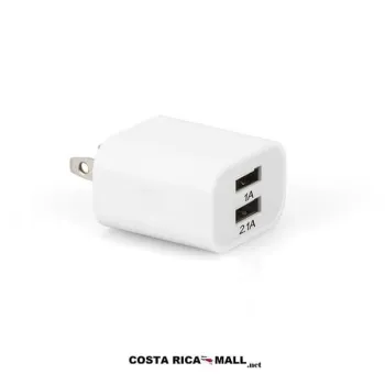 CARGADOR DE PARED 2 USB ARG-AC-0105 ARGOM