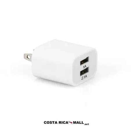 CARGADOR DE PARED 2 USB ARG-AC-0105 ARGOM