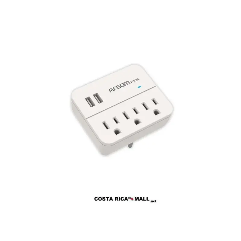 ADAPTADOR DE ENCHUFE Y ESTACION DE CARGA ARG-AC-0266WT ARGOM