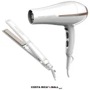 COMBO PLANCHA Y SECADOR PARA CABELLO 600-PACKCOCOAL GA.MA
