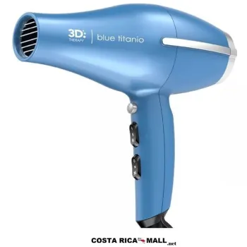 SECADOR PARA CABELLO BLUE TITANIO 3D 600-TEMPO3DBLUE GA.MA