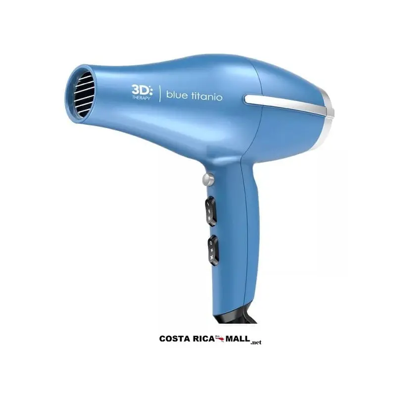 SECADOR PARA CABELLO BLUE TITANIO 3D 600-TEMPO3DBLUE GA.MA