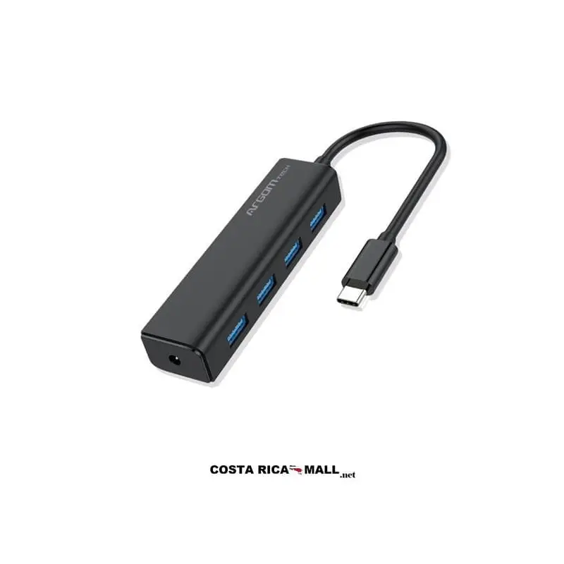CONCENTRADOR TIPO C DE 4 PUERTOS USB 3.0 ARG-UB-0090 ARGOM CONCENTRADOR TIPO C DE 4 PUERTOS USB 3.0 ARG-UB-0090 ARGOM