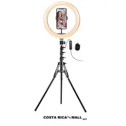 ANILLO DE LUZ LED CON TRÍPODE COMPLETO ARG-LP-9320BK ARGOM