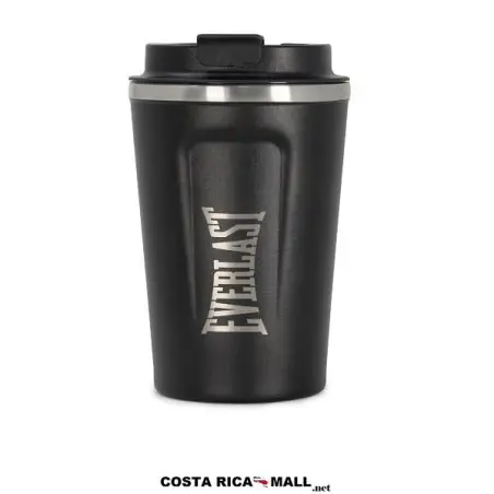 BOTELLA MUG INSULADO COFFEE 380ml EVCF4W380-BK NEGRO EVERLAST