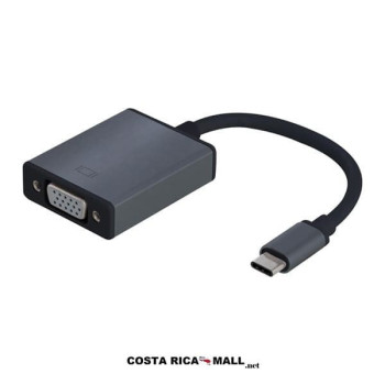 ADAPTADOR DE CLABLE TIPO C A VGA ARG-CB-0043 ARGOM