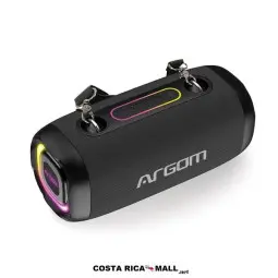 PARLANTE INALÁMBRICO LUZ LED RADYON X41PREMIUM ARG-SP-3141BK ARGOM