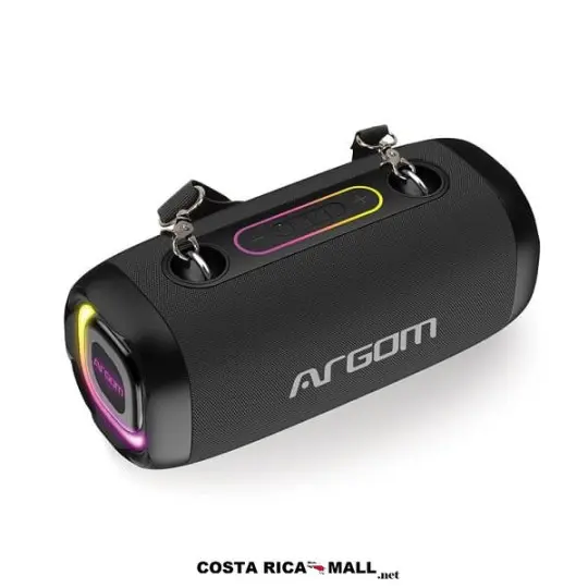 PARLANTE INALÁMBRICO LUZ LED RADYON X41PREMIUM ARG-SP-3141BK ARGOM