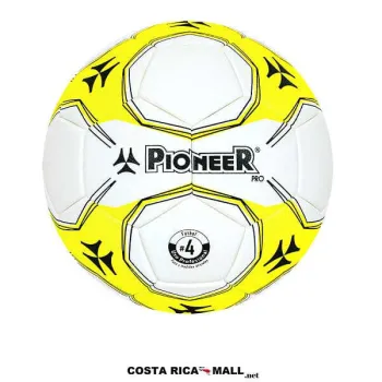 BALON DE FUTBOL #4 PROFESIONAL 372-8057 BLANCO AMARILLO PIONEER