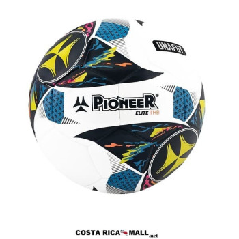 BALON DE FUTBOL #5 ELITE REPLICA 372-9634 BLANCO AZUL PIONEER
