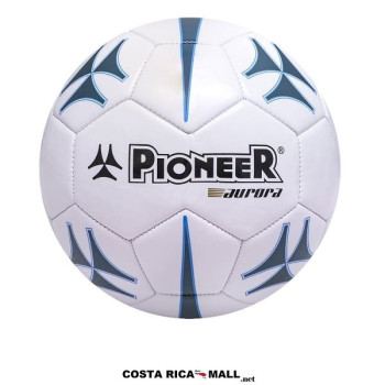 BALON DE FUTBOL AURORA #5 FPCAU-5 BLANCO AZUL PIONEER