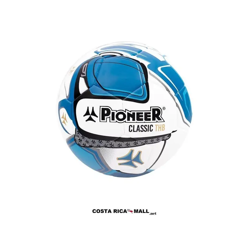 BALON DE FUTBOL CLASSIC #3 THB FPCC-3 PIONEER. Color celeste con blanco.