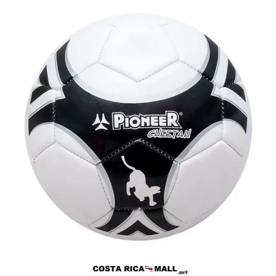 BALON DE FUTBOL #5 ZG-3705 CHEETAH BLANCO NEGRO PIONEER