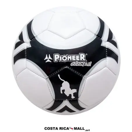 BALON DE FUTBOL #5 ZG-3705 CHEETAH BLANCO NEGRO PIONEER