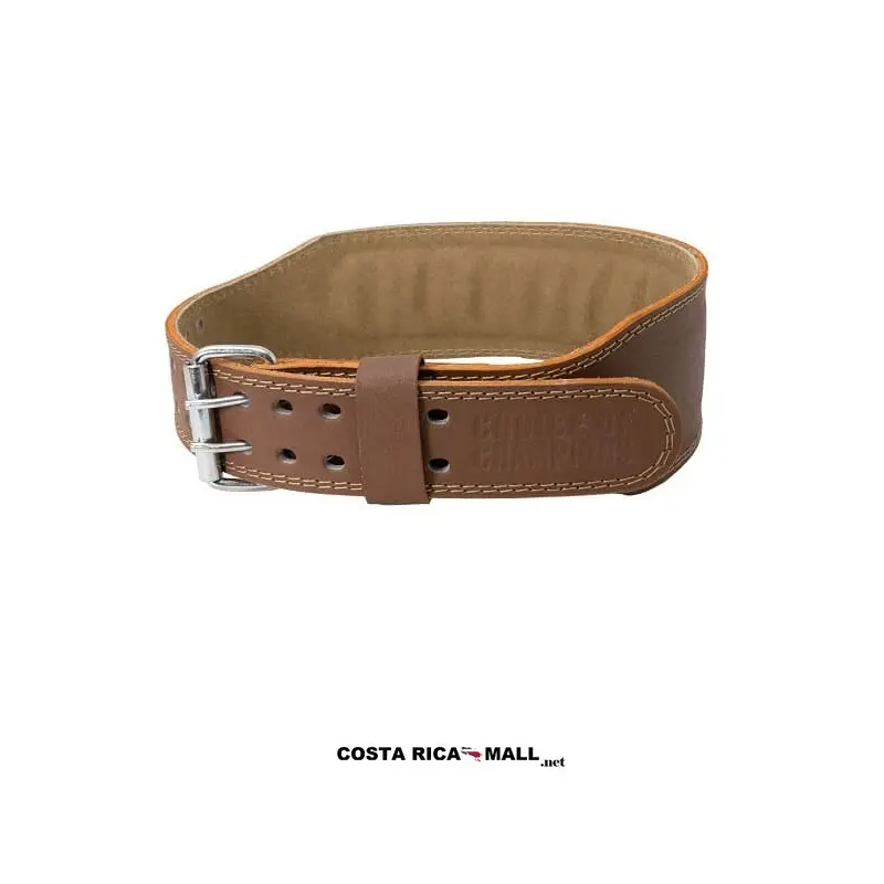 CORREA PARA PESAS CUERO CAFE EVLB4N442 EVERLAST