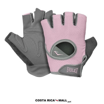 GUANTES PARA PESAS DAMA VENUS EVWG4W605 ROSADO GRIS EVERLAST