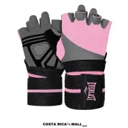 GUANTES PARA PESAS DAMA AMAZONA EVWG4W667 ROSADO GRIS EVERLAST