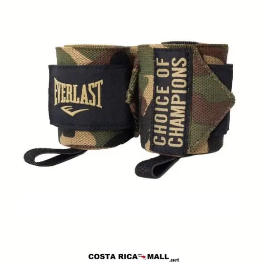 VENDAS MUÑEQUERA PARA PESAS EVWR4N182 CAMO EVERLAST