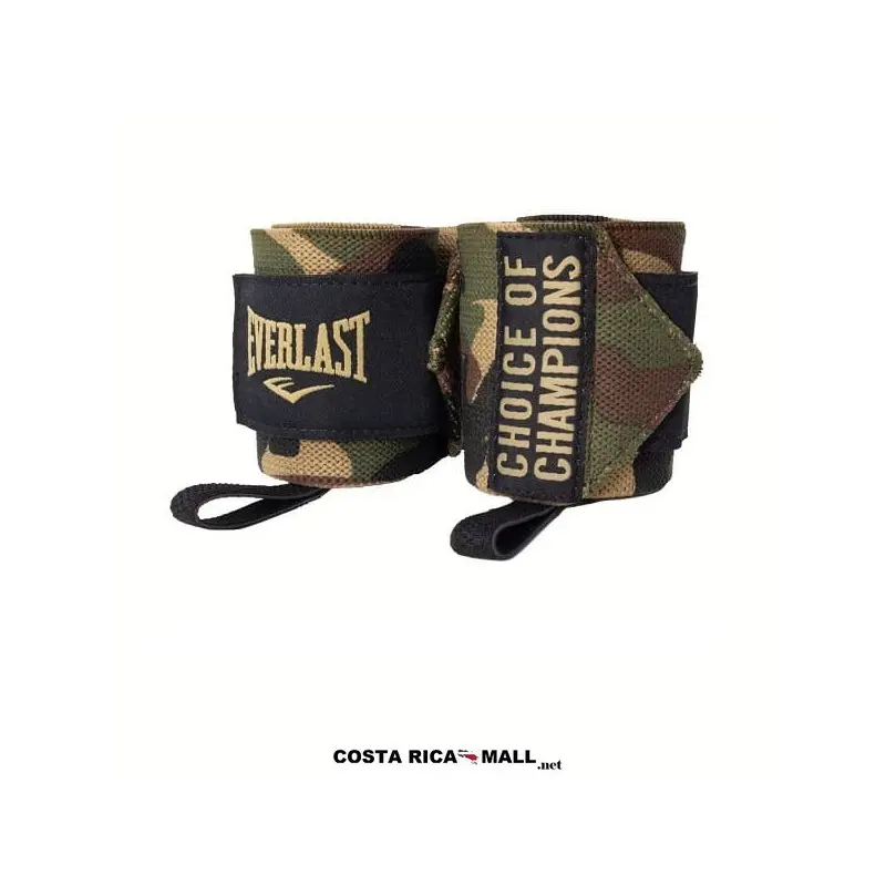 VENDAS MUÑEQUERA PARA PESAS EVWR4N182 CAMO EVERLAST