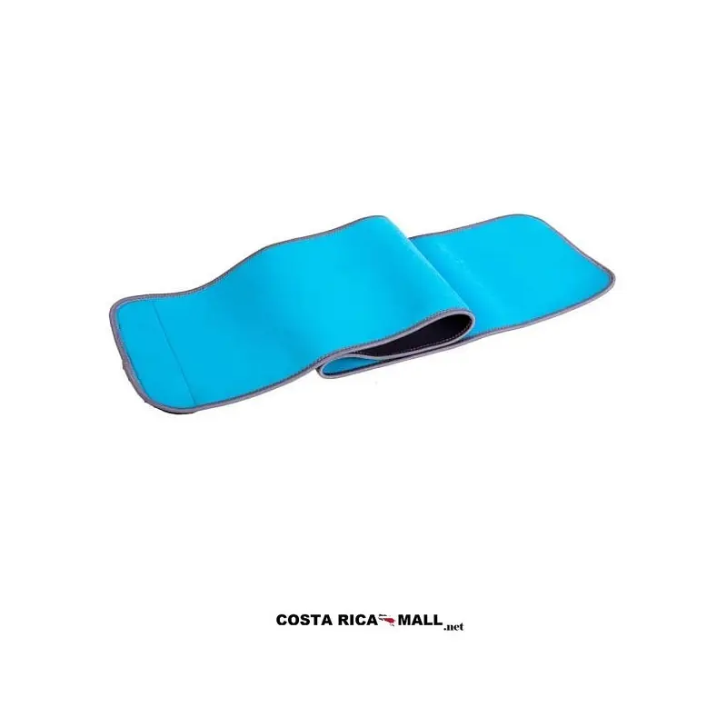 FAJA SAUNA LS3032B LIVEUP. Color celeste y negro.