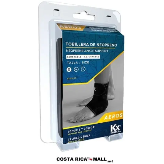 TOBILLERA DE NEOPRENO AJUSTABLE AK010US KXMEDICAL