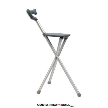 BASTON DE ALUMINIO CON ASIENTO AJUSTABLE CA005US KXMEDICAL