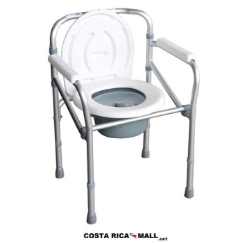 SILLA PARA EVACUAR AJUSTABLE TODO EN UNO ESMALTADA CM003US KXMEDICAL