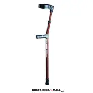 MULETA ESTANDAR DE ALUMINIO PARA ANTEBRAZO CIERRE COMPLETO AJUSTABLE BRONZE CR016US KXMEDICAL