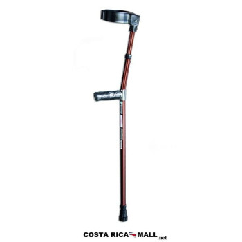 MULETA ESTANDAR DE ALUMINIO PARA ANTEBRAZO CIERRE COMPLETO AJUSTABLE BRONZE CR016US KXMEDICAL