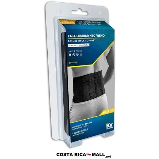 FAJA LUMBAR DE NEOPRENO NS001US KXMEDICAL